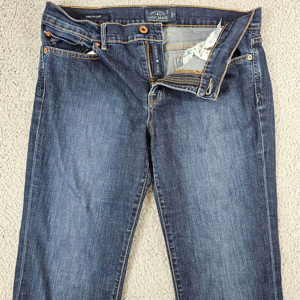 Lucky Brand Jeans Womens 12/31 33x31 Sweet n Low Boot Stretch Indie Boho Minimal